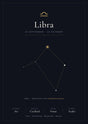 Libra Zodiac Black