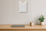 Maths Symbols: A4 Matte Laminated Educational Poster Print - 210x297mm