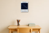Southern Night Sky: A4 Matte Laminated Educational Poster Print - 210x297mm