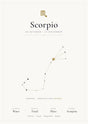 Scorpio Zodiac White