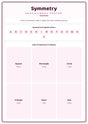 Symmetry: A4 Matte Laminated Educational Poster Print - 210x297mm