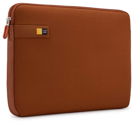 Case Logic LAPS-114 14" Computer Laptop Sleeve Case in Rustic Amber (Impact Foam Protection)
