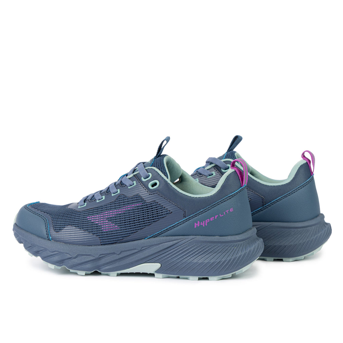 Sfida Lark Womens Trail Runners - Denim/Grape (Trail Running/Hiking Shoes)