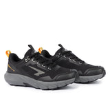 Sfida Lark Mens Trail Runners - Black/Grey/Orange (Trail Running/Hiking Shoes)