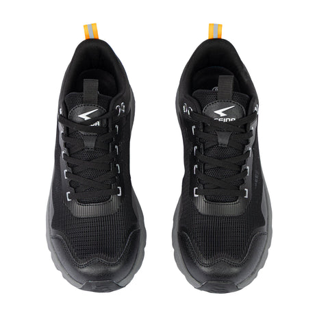 Sfida Lark Mens Trail Runners - Black/Grey/Orange (Trail Running/Hiking Shoes)