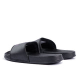 Sfida Laze Girls Slides - Black/Metallic Blush (Kids Slip On Sandals)