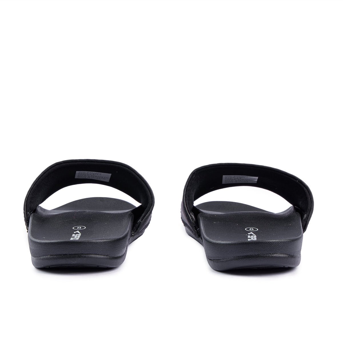 Sfida Laze Womens Slides - Black/Gold (Slip On Sandals)