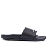 Sfida Laze Womens Slides - Black/Metallic Blush (Slip On Sandals)