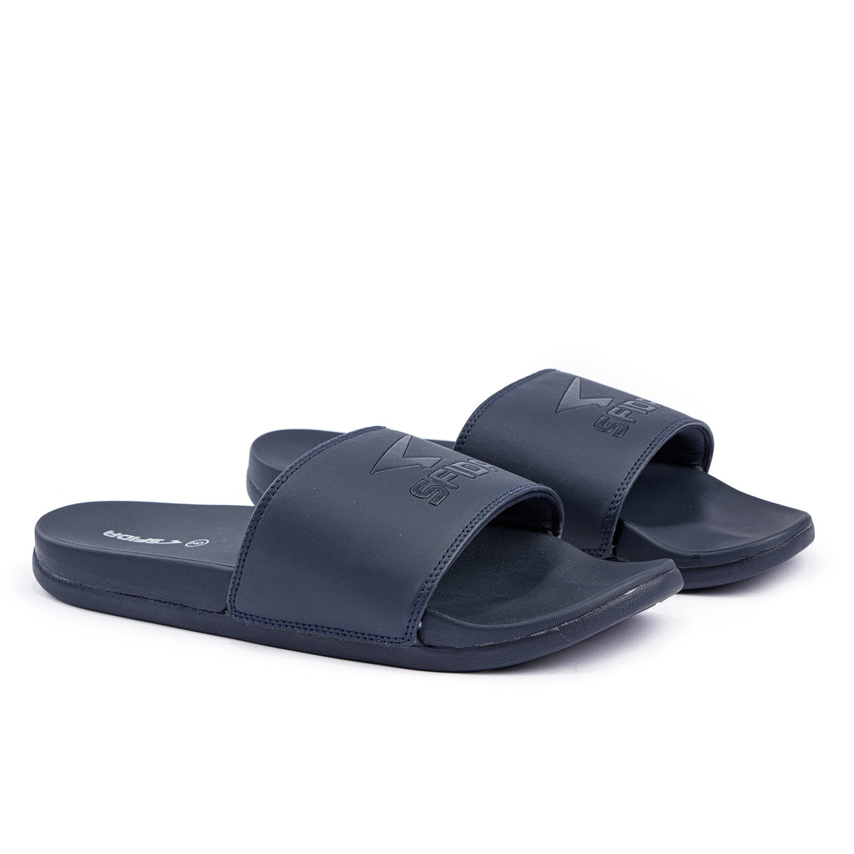 Sfida Laze Mens Slides - Navy (Slip On Sandals)