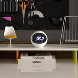 Newgate Centre Of The Earth LCD Alarm Clock - White