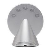 Lexon Conic Radio Alarm Clock - Alu Polish (With Fm & Built-In Bluetooth Speaker)