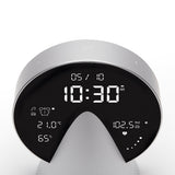 Lexon Conic Radio Alarm Clock - Alu Polish (With Fm & Built-In Bluetooth Speaker)