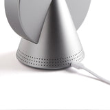 Lexon Conic Radio Alarm Clock - Alu Polish (With Fm & Built-In Bluetooth Speaker)