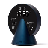 Lexon Conic Radio Alarm Clock - Blue (With Fm & Built-In Bluetooth Speaker)