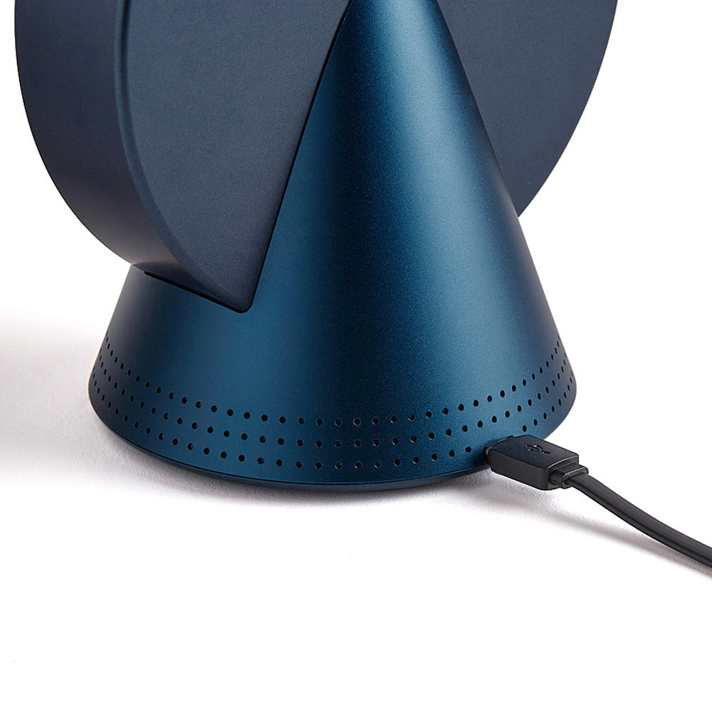 Lexon Conic Radio Alarm Clock - Blue (With Fm & Built-In Bluetooth Speaker)