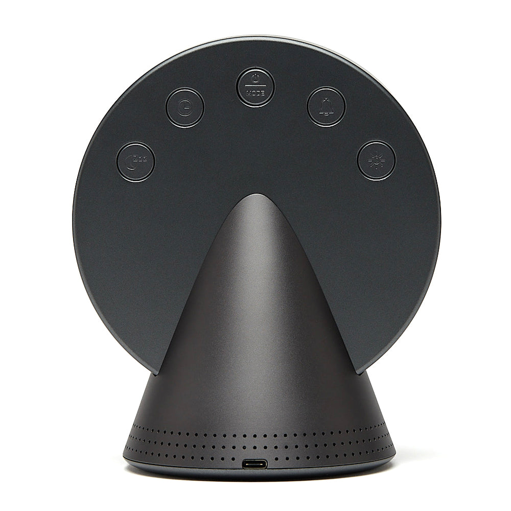 Lexon Conic Radio Alarm Clock - Grey (With Fm & Built-In Bluetooth Speaker)