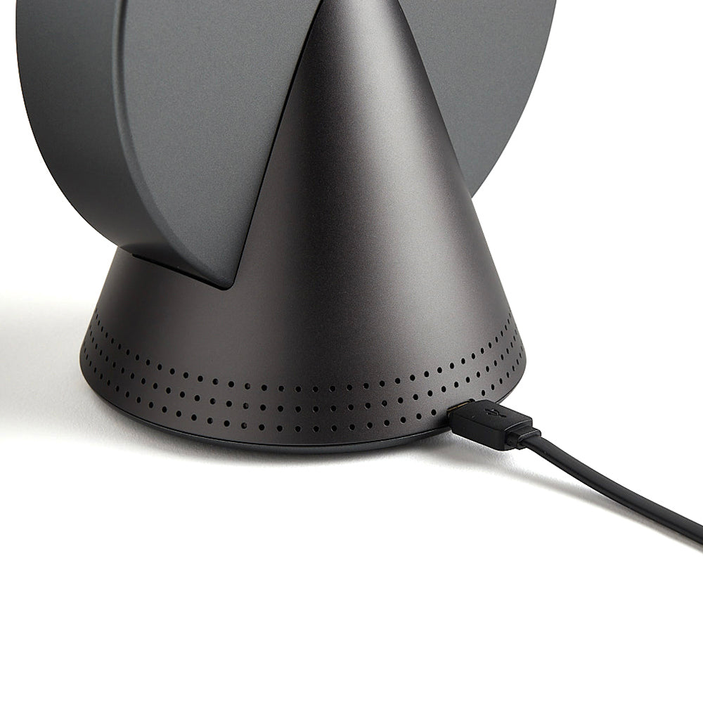 Lexon Conic Radio Alarm Clock - Grey (With Fm & Built-In Bluetooth Speaker)