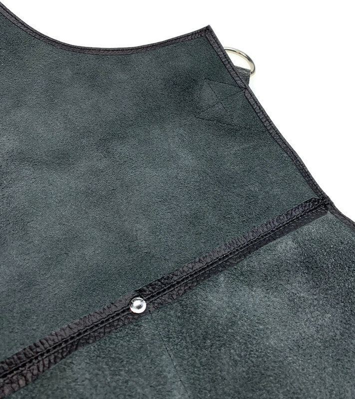 2x Buffalo Leather Apron - Black (Cooking/Chef/Hairdresser)