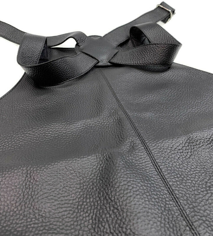 2x Buffalo Leather Apron - Black (Cooking/Chef/Hairdresser)