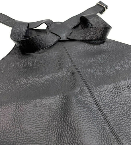 2x Buffalo Leather Apron - Black (Cooking/Chef/Hairdresser)