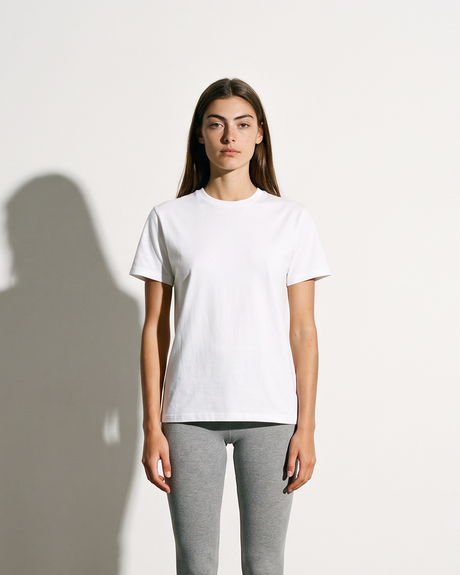 Sfida Leo Unisex Relaxed Fit Cotton T-Shirt - White (Mens/Womens Tee)