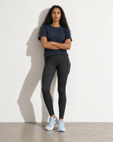 Sfida Leo Unisex Relaxed Fit Cotton T-Shirt - Navy (Mens/Womens Tee)