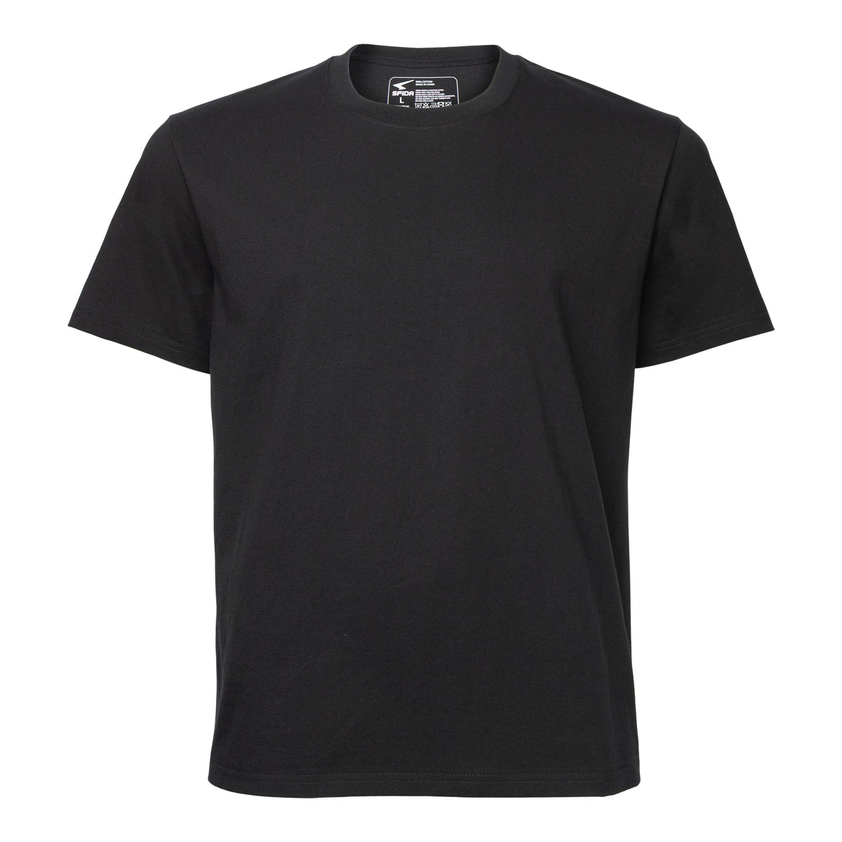 Sfida Leo Unisex Relaxed Fit Cotton T-Shirt - Black (Mens/Womens Tee)