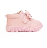 Billycart Lexi Bow Baby and Toddler First Walker Boots Shoes in Pink