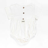 Ponchik Babies + Kids - Linen Romper - Daisy - Size 2 Years Old
