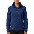 Womens Sherpa Fur Coral Fleece Zip-Up Winter Jacket in Denim (400gsm)