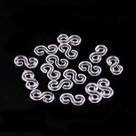 4800pcs Black Loom Bands Refill Kit Bulk Pack - Kids DIY Rubber Bracelet w/ 192 S-Clips & 16 Hooks