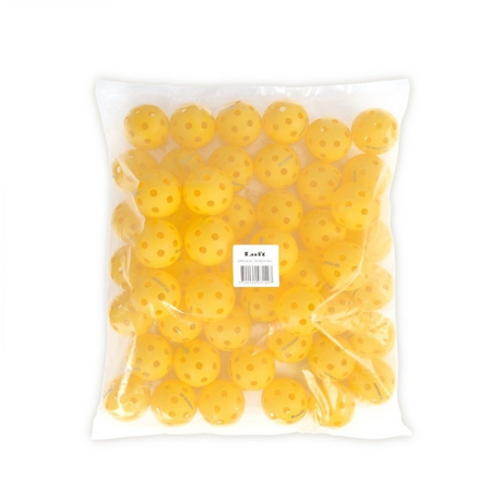 50x LUFT "Arrow 26" Indoor Pickleball Balls Bulk - Yellow