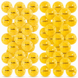 50x LUFT "Arrow 40" Outdoor Pickleball Balls Bulk - Yellow (USA Pickleball Approved)