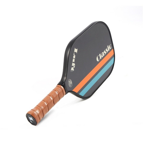 Luft Classic Pickleball Paddle Fiberglass Fiber Racket in Charcoal/Orange/Green/Cream