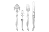 Laguiole Silhouette 24pc Stainless Steel Cutlery Set Dining in Silver