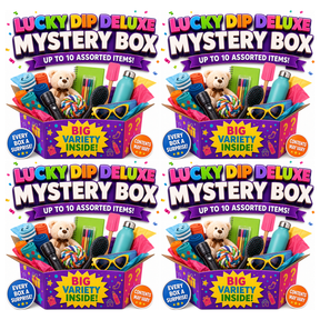 4x Lucky Dip Deluxe Mystery Box Bulk Pack - Assorted Gifts & Products