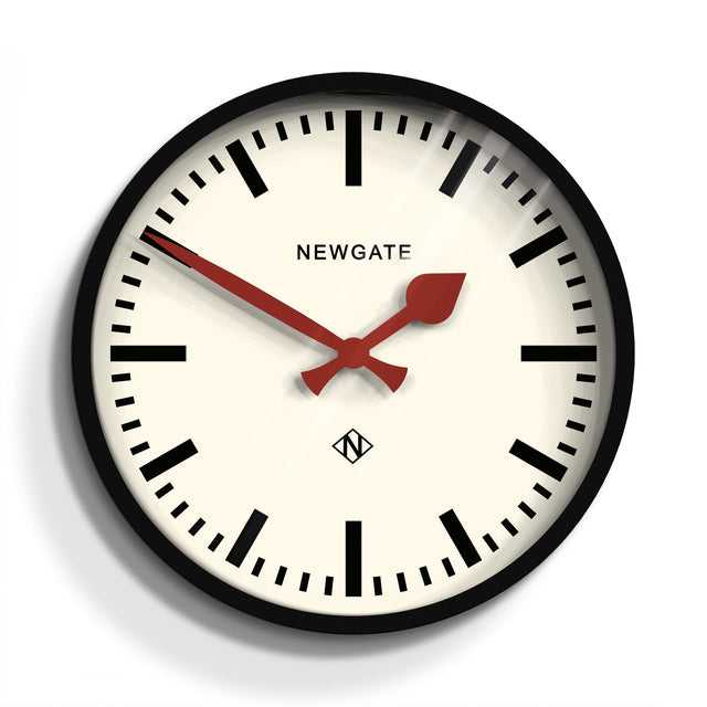 Newgate Luggage Clock - Black