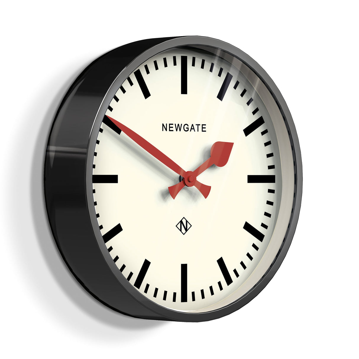 Newgate Luggage Clock - Black