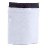 Babolat Logo Jumbo Wristband - White/Dark Grey (2 Pack)