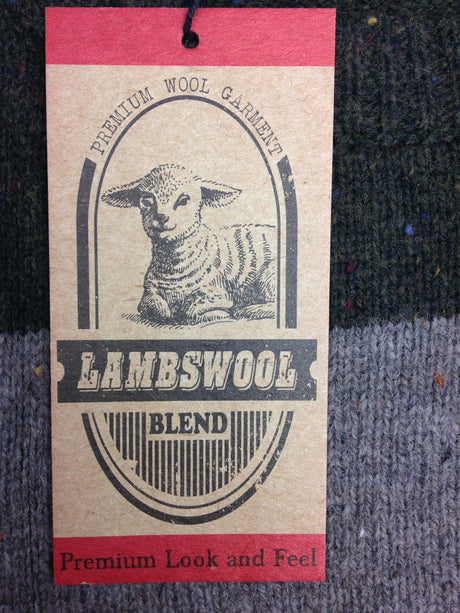 Mens Lambs Wool Knit Pullover Jumper - Deep Red (Half Zip Crew Neck Sweater)