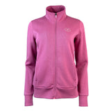 Sfida Lynne Womens Fleece Full Zip Jacket - Rose (Stand Collar Track Top)