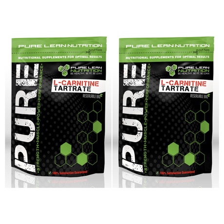 200g Pure Lean Nutrition Premium Grade L-Carnitine Tartrate Bulk Pack (Weight Loss, Fat Burning & Energy)