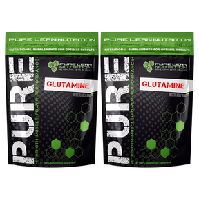 2x 1KG Pure Lean Nutrition L-Glutamine Powder Pack - Micronised (Pharmaceutical Grade Miwon Korea Supplement)