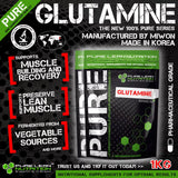 1KG Pure Lean Nutrition L-Glutamine Powder - Micronised (Pharmaceutical Grade Miwon Korea Supplement)