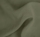 Renee Taylor Washed Linen Cotton Quilt Cover Set - Leaf