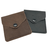 Jacaru 5538 Square Kangaroo Leather Coin Purse - 7 x 7cm (Made in Australia)