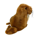 Bocchetta Leopold 26cm Walrus Plush Toy (Realistic Stuffed Animal Sea Life Gift)