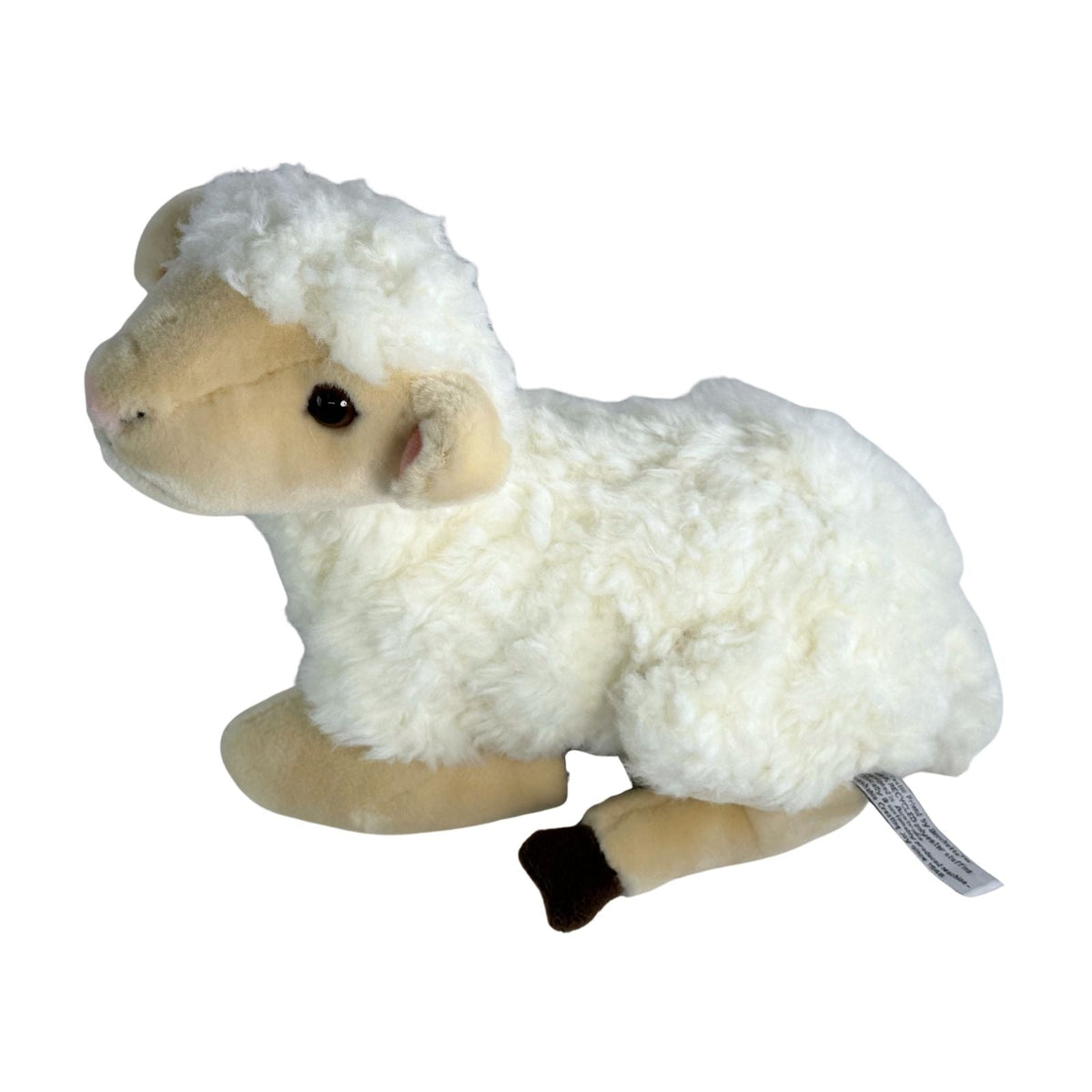 Bocchetta Lola 30cm Lying Sheep Plush Toy (Realistic Stuffed Animal Farm Gift)