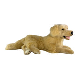 Bocchetta Luna 62cm Lying Golden Retriever with Satin Pocket Plush Toy (Realistic Stuffed Animal Dog Gift)