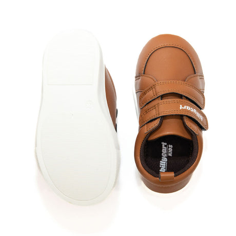 BILLYCART Archie Kids Wide-Fit Barefoot First Walker Sneakers - Tan Brown (Shoes/Boots)
